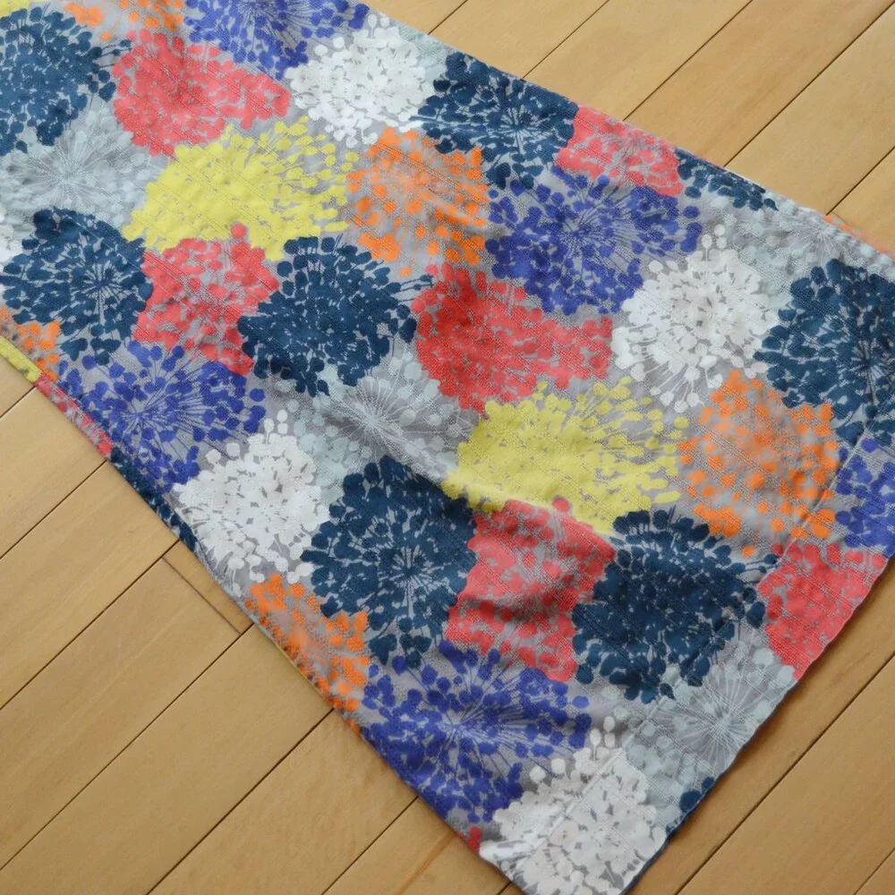 Boden Dress Womens 2R Floral Bold Cap Sleeve Lightweight Blue Yellow Red Orange - Picture 12 of 12